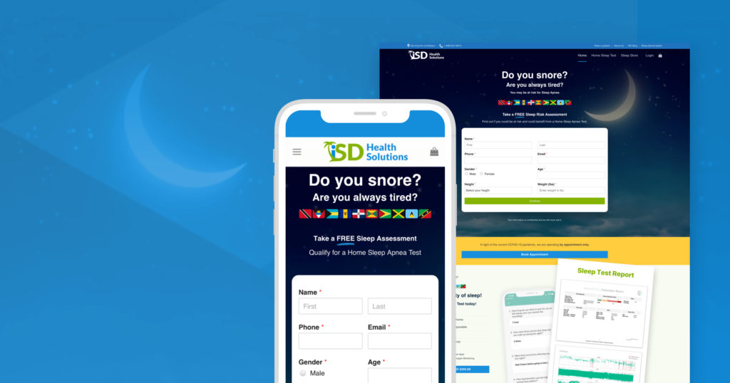 ISD Health Solutions website by Wild Fox Consulting