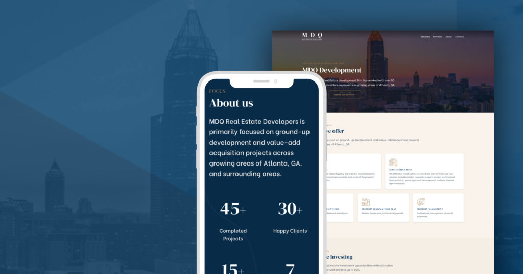 MDQ Real Estate Developers Website By Wild Fox Consulting